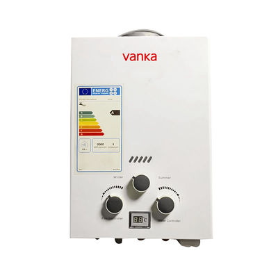Scaldabagno senza serbatoio a propano Lpg Geyser 6L 8L 10L 12L 14L 16L 20L 24L