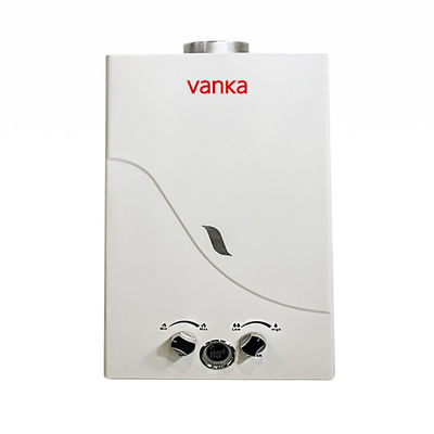 Scaldabagno a gas a tiraggio forzato da parete da 6L con accensione elettrica automatica a impulsi per acqua calda istantanea