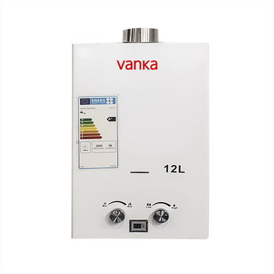 Scaldabagno a gas ad alta efficienza a scarico forzato digitale con accensione elettronica