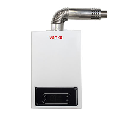 Scaldabagno elettronico a gas naturale compatto senza serbatoio con controllo digitale della temperatura