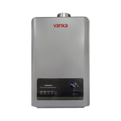 12L senza serbatoio termostatico scaldabagno grigio doppio tubo di scarico