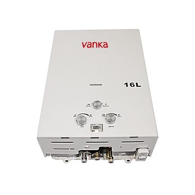 Scaldabagno istantaneo a gas metano da 16L con scarico forzato per uso domestico, alberghiero, appartamenti, commerciale e residenziale