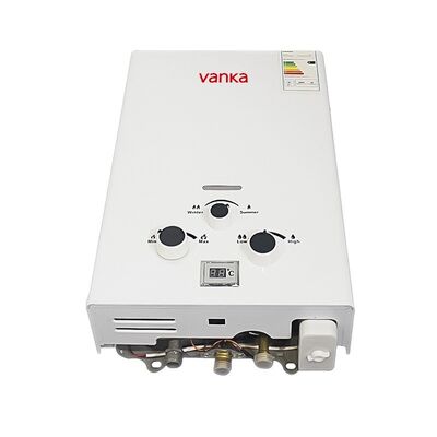 Scaldabagno portatile a gas liquido a muro con rame senza ossigeno per uso domestico, alberghiero, appartamento e commerciale