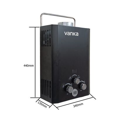 Acciaio inossidabile 12KW scaldabagno a gas di combustione stile moderno per doccia casa albergo appartamento e uso commerciale