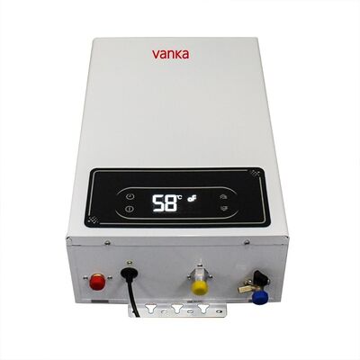 Scaldabagno elettronico compatto a gas naturale senza serbatoio con controllo della temperatura digitale per uso domestico, alberghiero, appartamento e commerciale