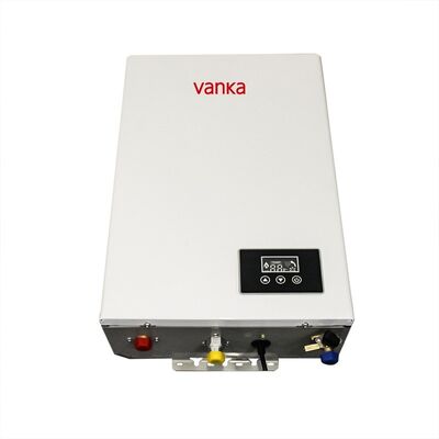 Scaldabagno a gas senza serbatoio montato a parete interno con scambiatore di calore in rame senza ossigeno per uso domestico, alberghiero, appartamenti e usi commerciali