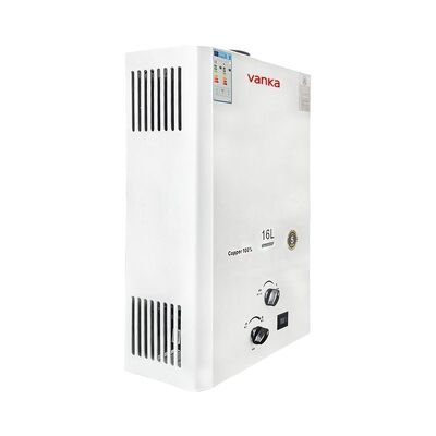 Scaldabagno termostatico a gas per abitazioni da 16L con sistema di sicurezza di scarico diretto e fumo bilanciato