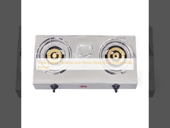 Fornello a gas da tavolo a triplo bruciatore per cucina commerciale per impieghi gravosi