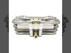 Assetto di combustione del riscaldatore idrico a 4 file 150 mm-1800 mm